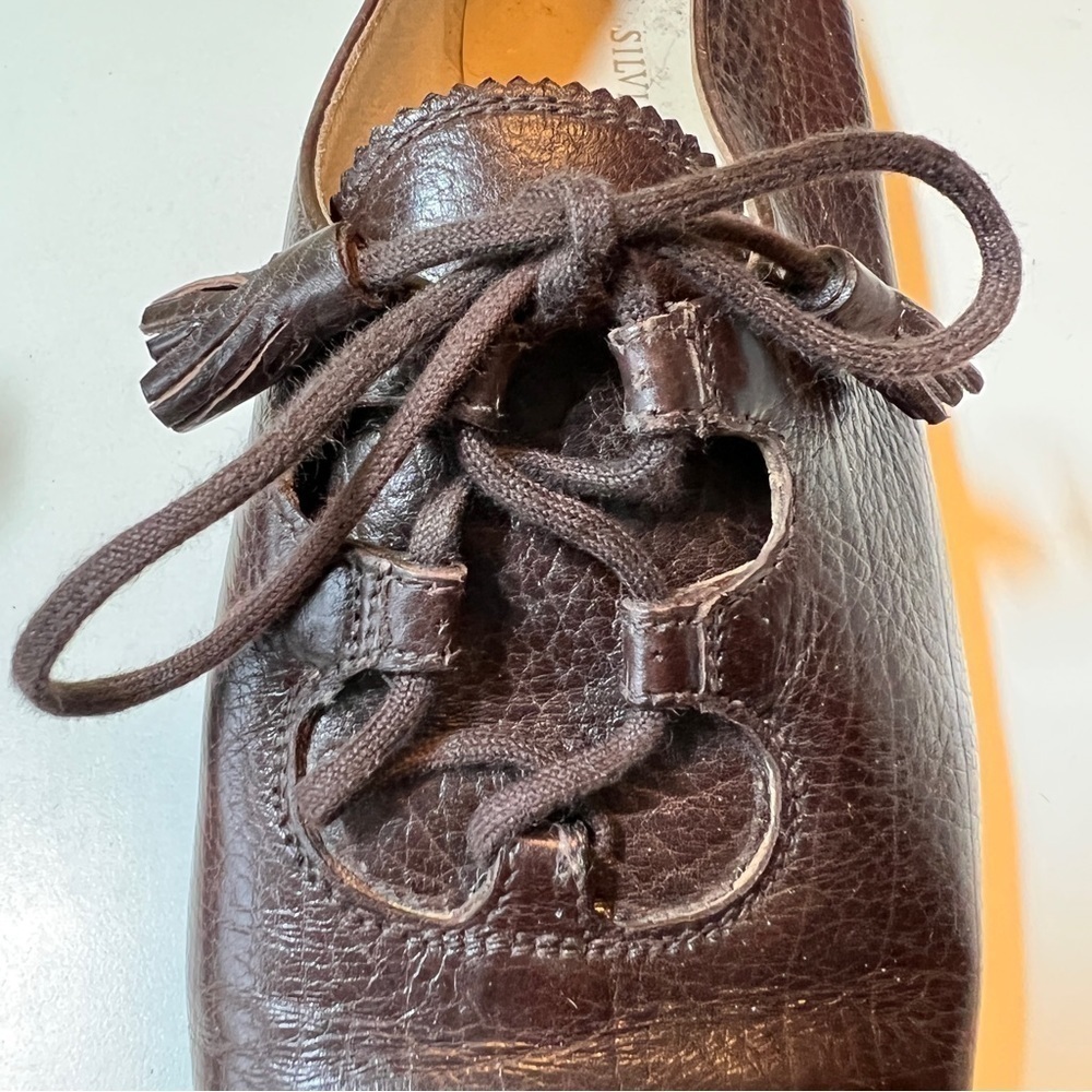 SILVIA FLORINTINA Lace up loafers. Made in Italy. Insole, outsole & lining - Picture 5 of 7